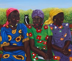 Sunday Women - 21st Century, Contemporary, Figurative, Portrait, Women, African