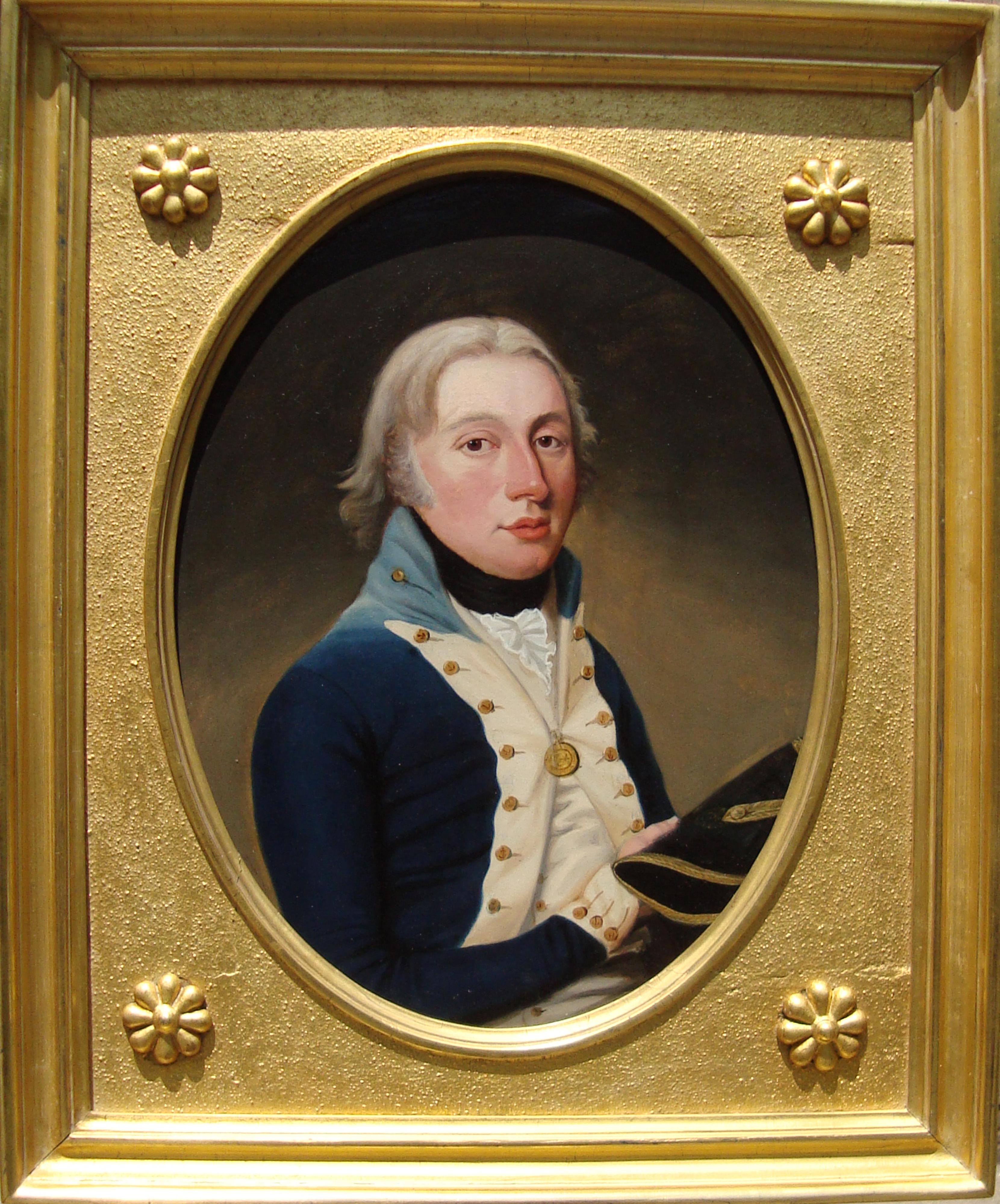 Daniel Orme Portrait Painting - Portrait of a British Naval Lieutenant