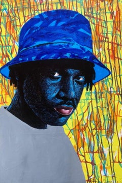 Believe Mind - 21. Jahrhundert, Zeitgenössisch, Figuratives Porträt, Modern, Afrika