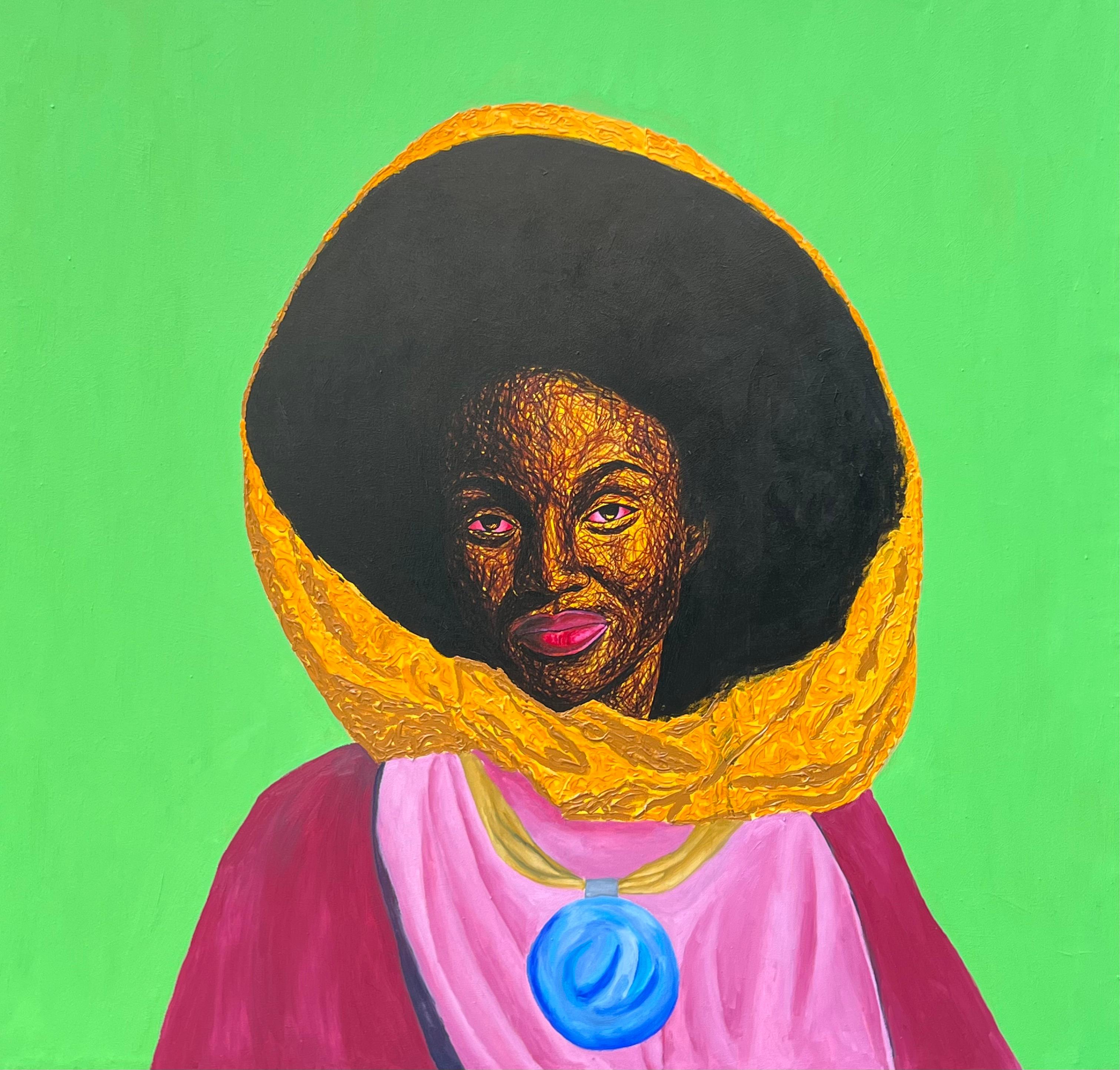 Portrait Painting Daniel Owoeye - Crusader 2