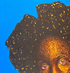 Fearless Acrylic Painting on Canvas, Contemporary 21st Century Art