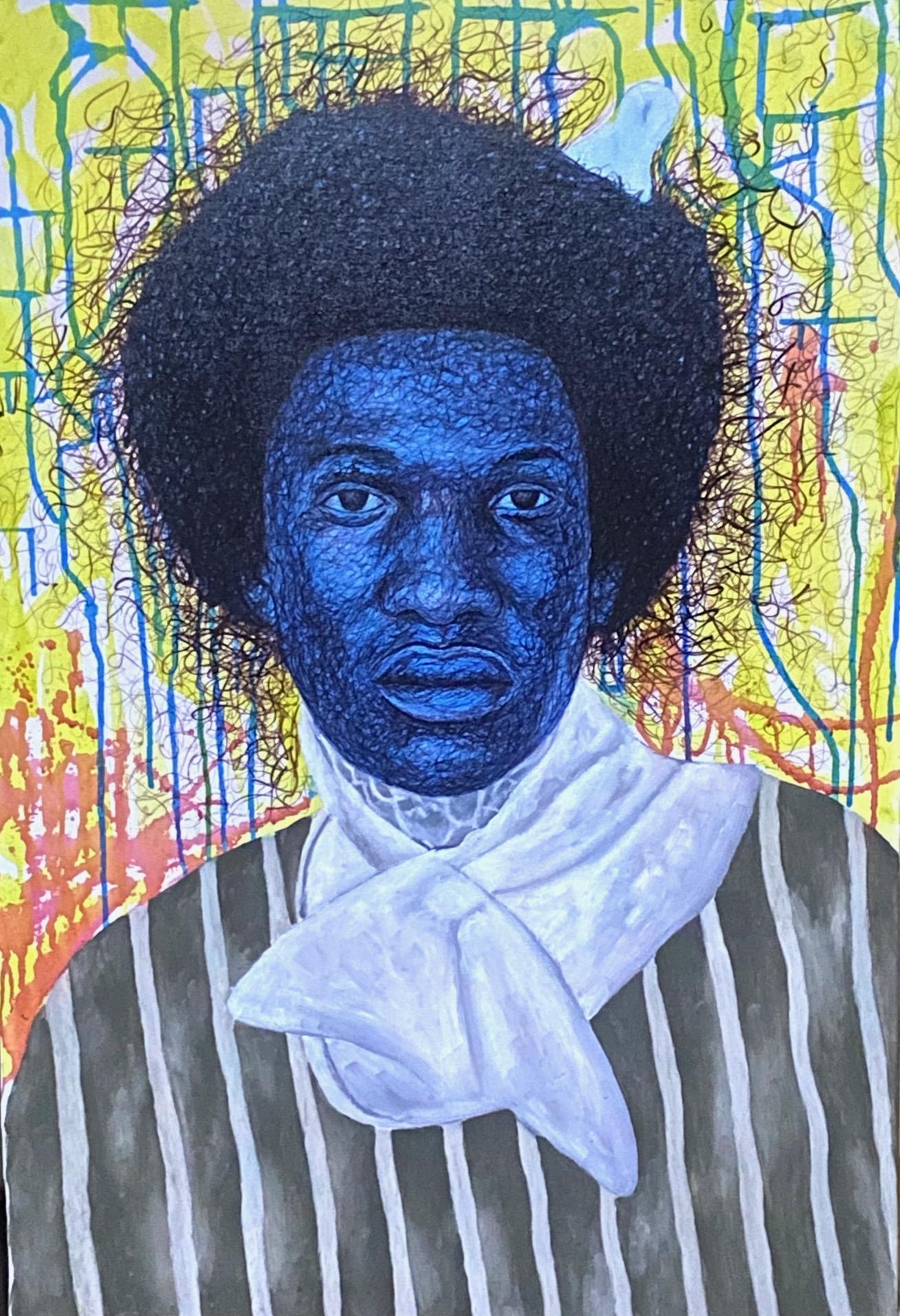 My Steeze - 21. Jahrhundert, Zeitgenössisch, Figuratives Porträt, Modern, Männer, Afrika
