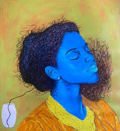 Quiet Vessel - 21st Century, Contemporary, Figurative Portrait, Modern, Africa