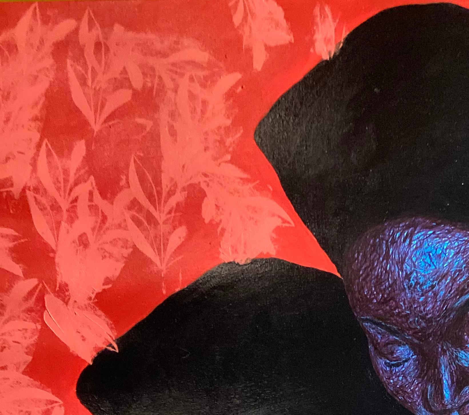 Sisterhood -21e siècle, Contemporary, Figurative Portrait, Women, Modern, Love - Painting de Daniel Owoeye