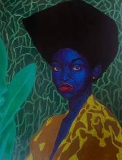 Solitude -21e siècle, Contemporain, Portrait figuratif, Femme, Moderne, Amour