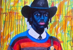 Der Sammler - 21. Jahrhundert, Zeitgenössisch, Figuratives Porträt, Modern, Afrika