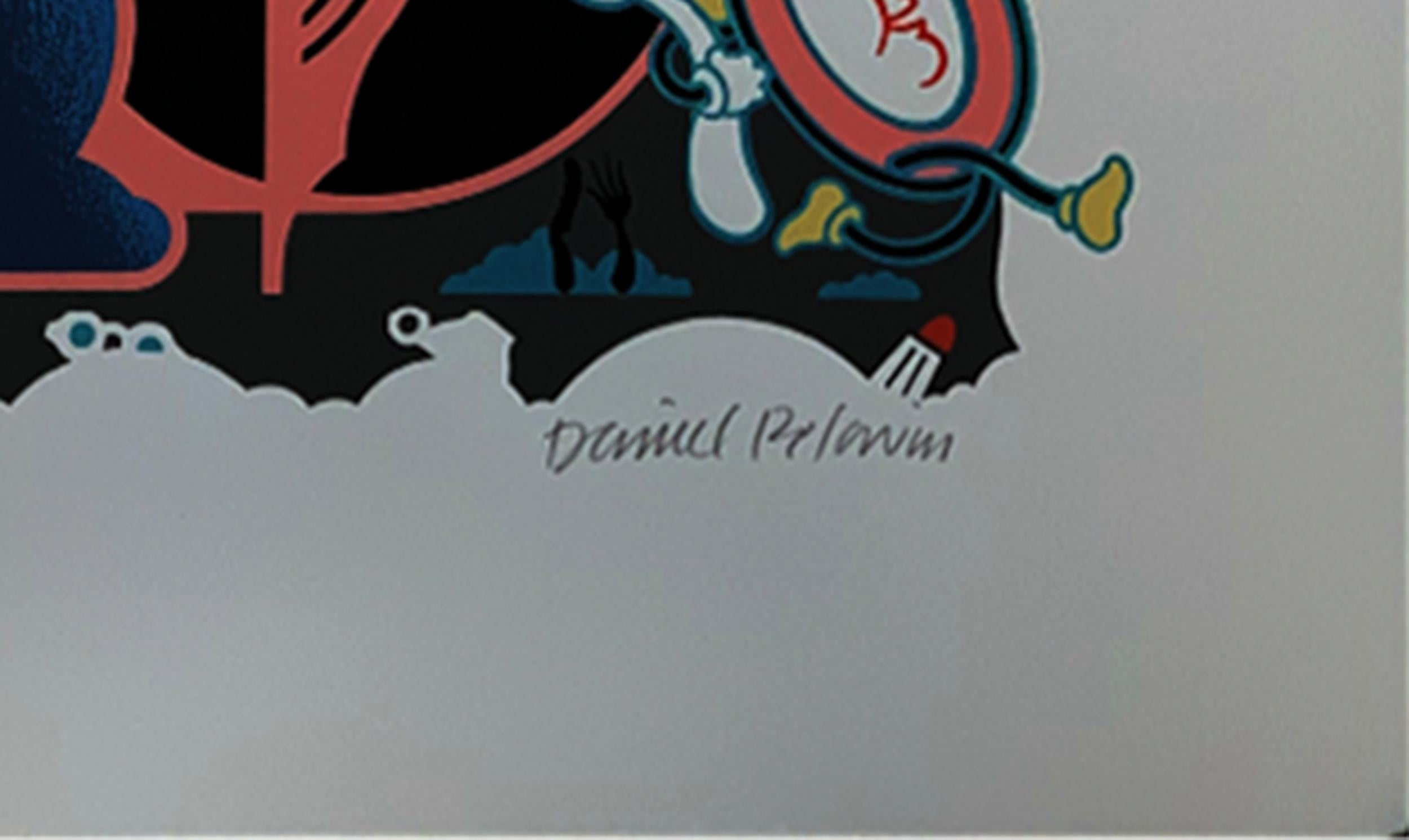 Le chat et le violon - Print de Daniel Pelavin