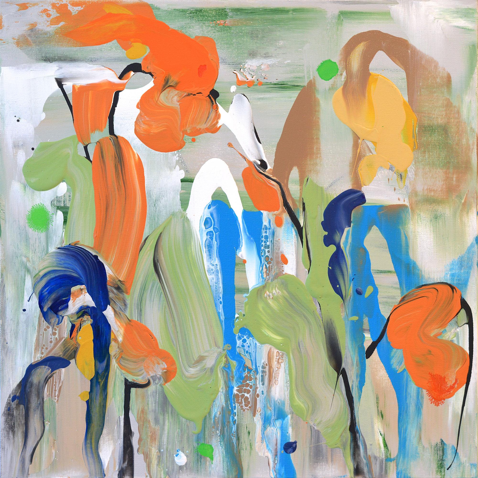 Daniel Phill Abstract Painting - Nakamo