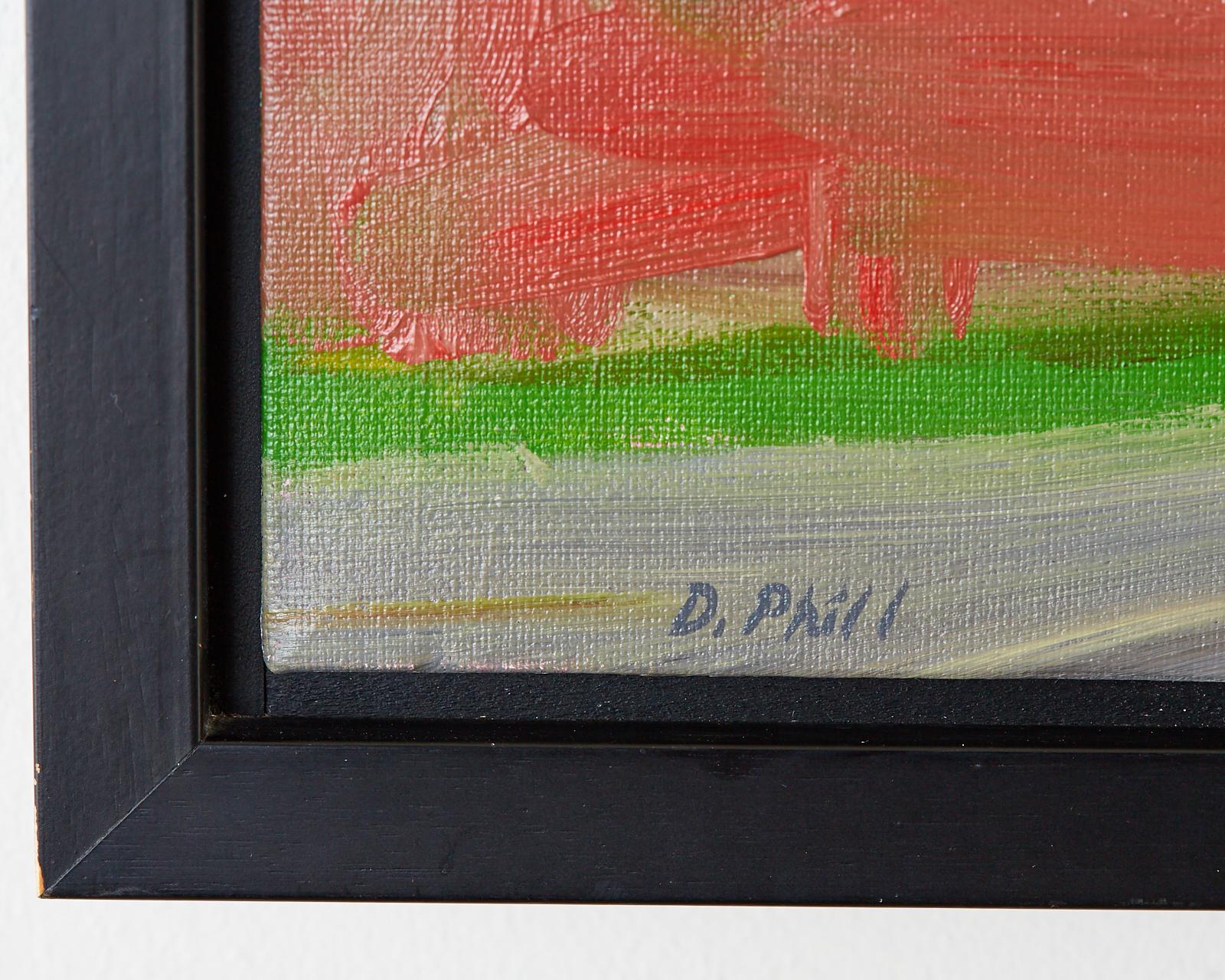 „Pool“ Öl auf Leinwand, Gemälde im Angebot 6