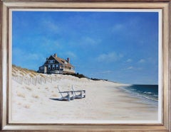 "Mid Day at East Hampton Beach," Contemporary Realist Painting