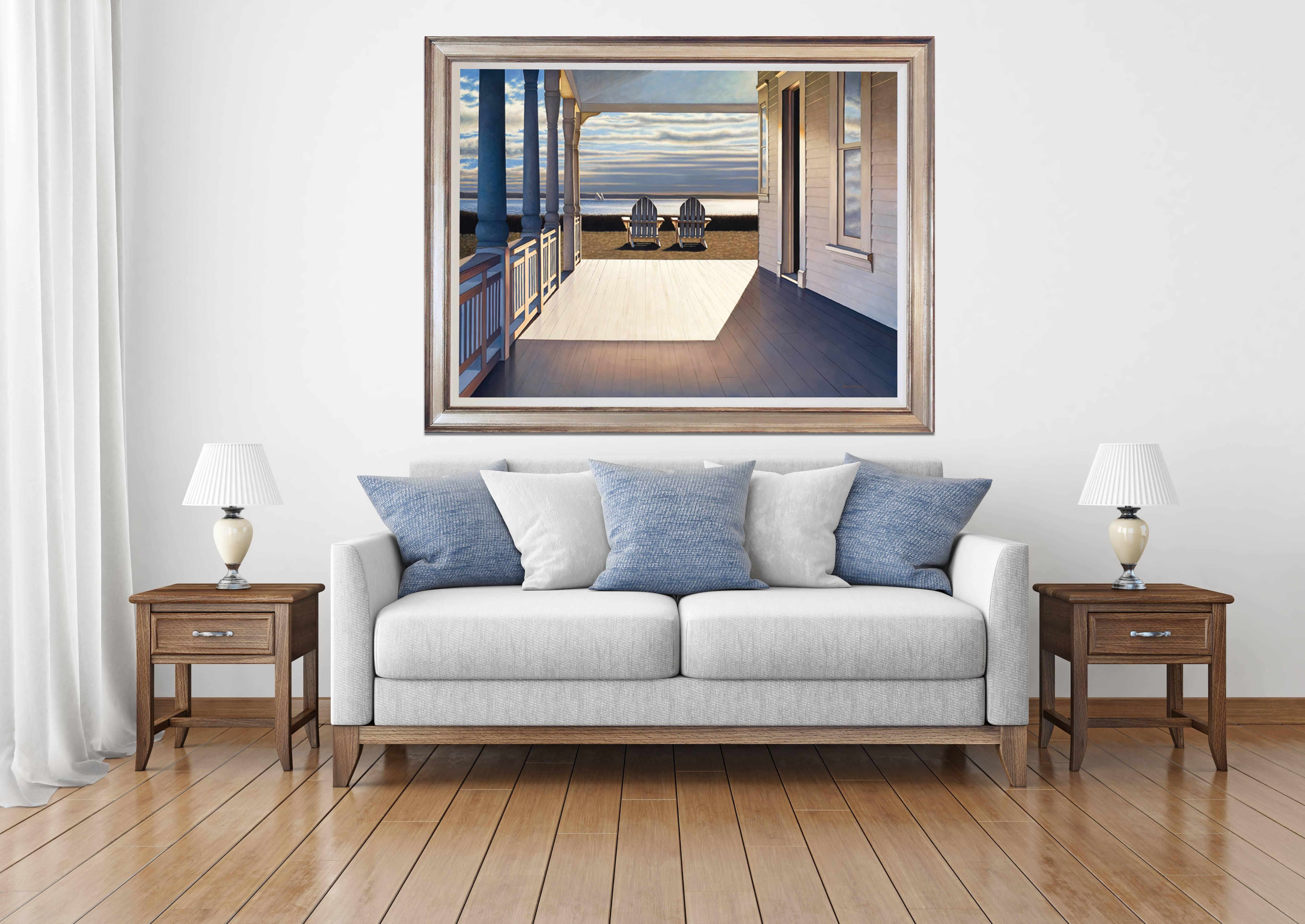 'Passing Time', Large Contemporary Realist Ocean Marine Oil Painting 2