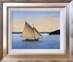"Sailing Out to Sea, " Contemporary Realistic Painting