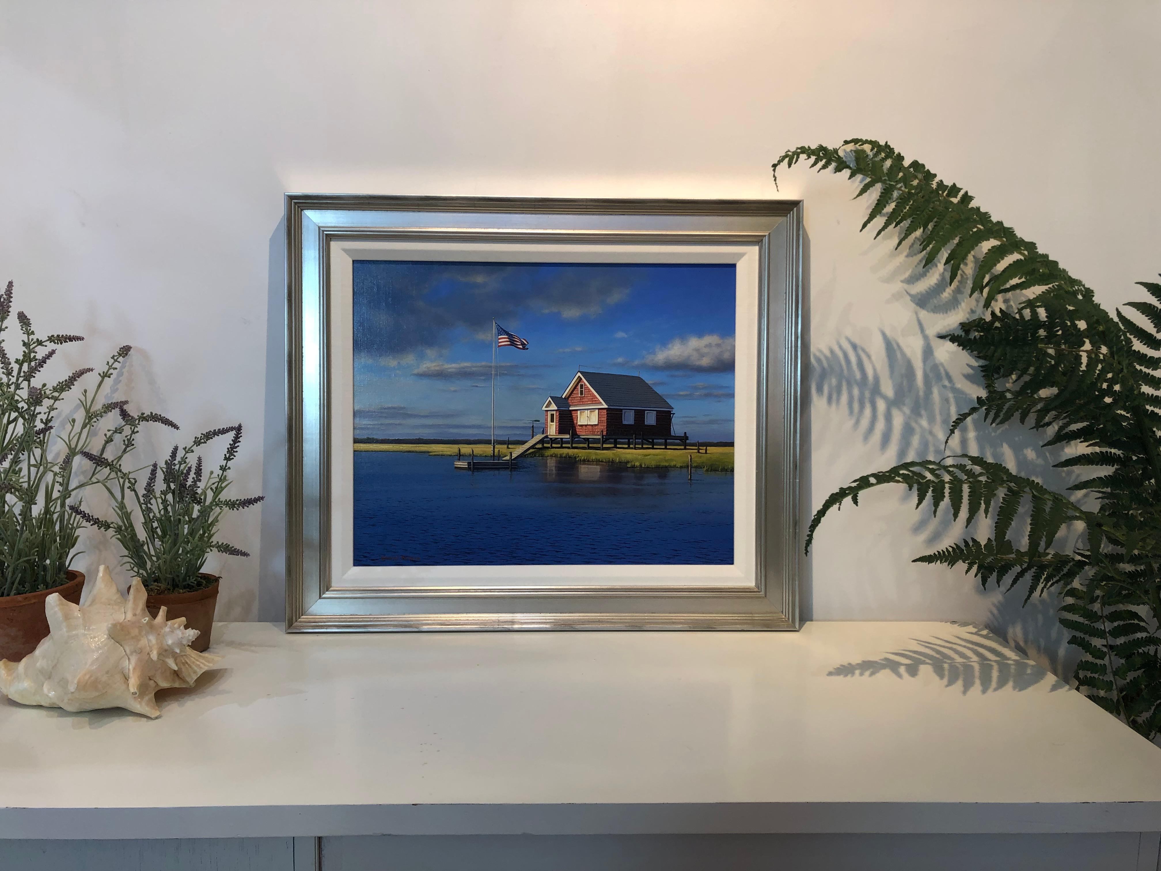 Daniel Pollera Landscape Painting - Seaman Bay House