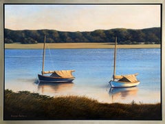 "Catboats, " Framed Limited Edition Giclee Print, 12" x 16"