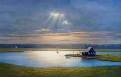 "Into the Light", stampa giclée in edizione limitata con cornice, 36" x 54".