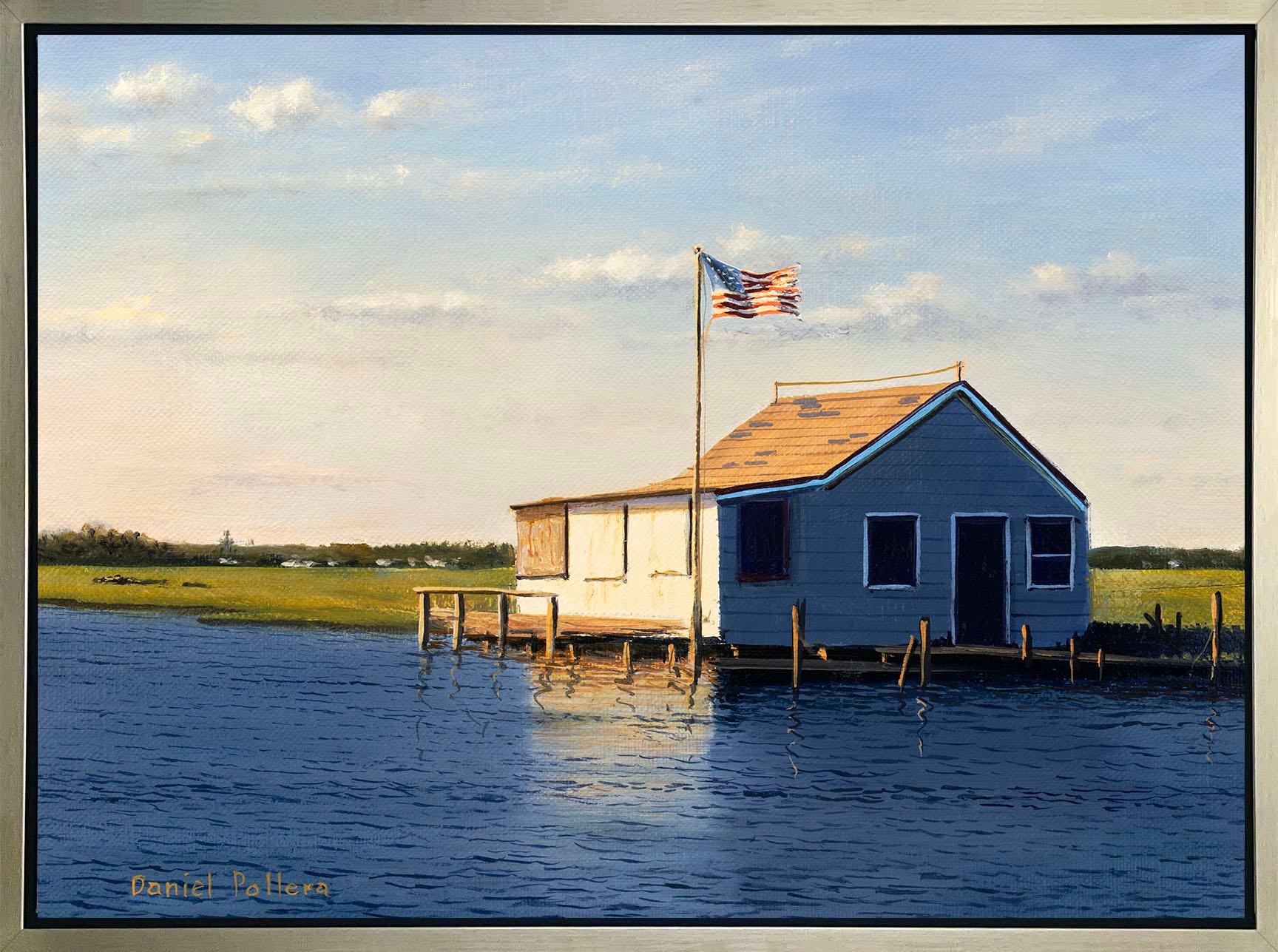 Daniel Pollera Landscape Print - "North Channel, " Framed Limited Edition Giclee Print, 12" x 16"