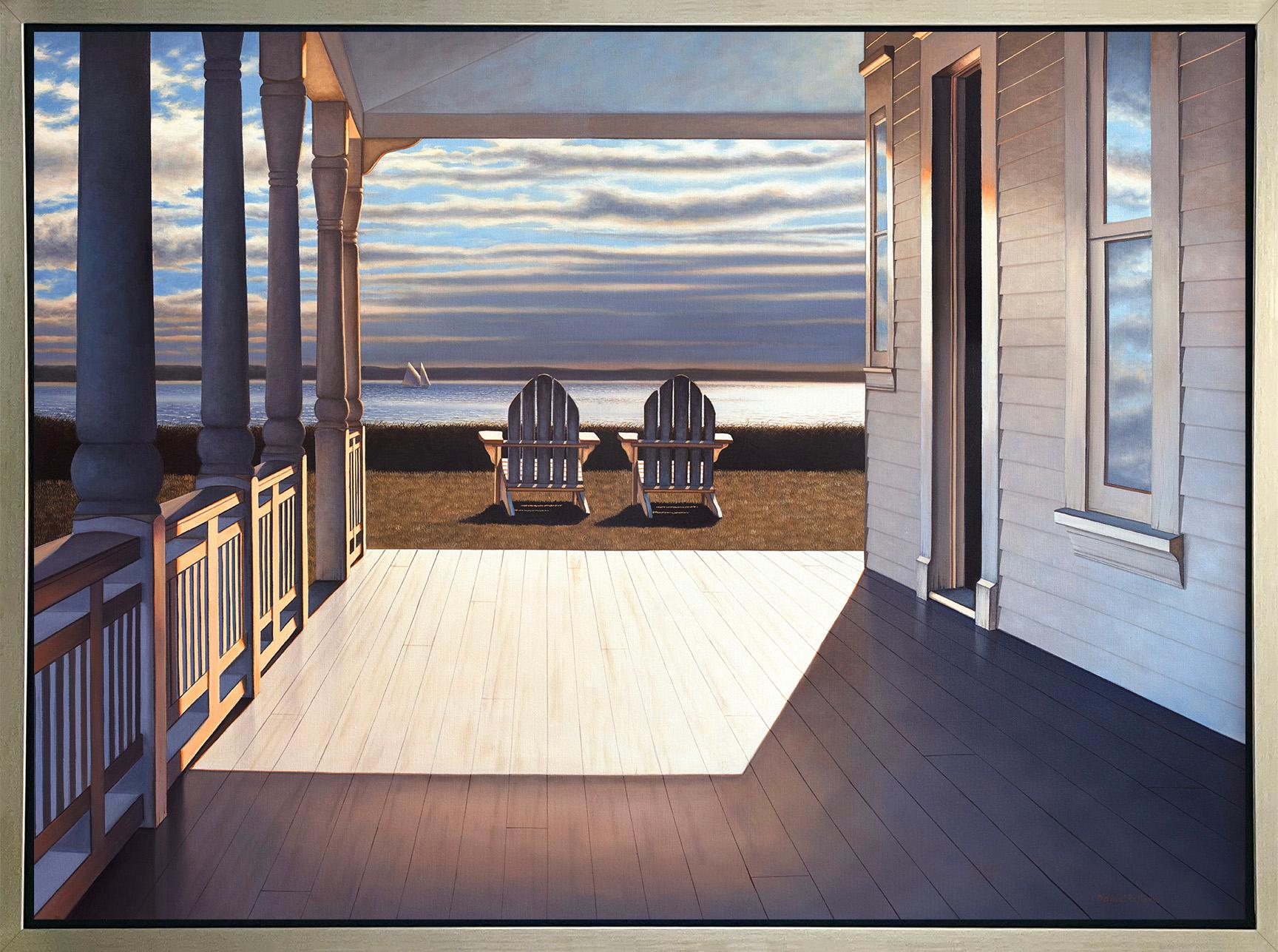 Daniel Pollera Landscape Print - "Passing Time, " Framed Limited Edition Giclee Print, 36" x 48"