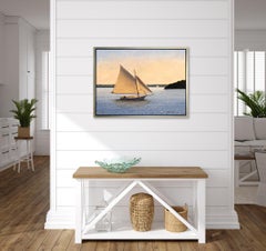 "Sailing Out to Sea, " Framed Limited Edition Giclee Print, 24" x 32"