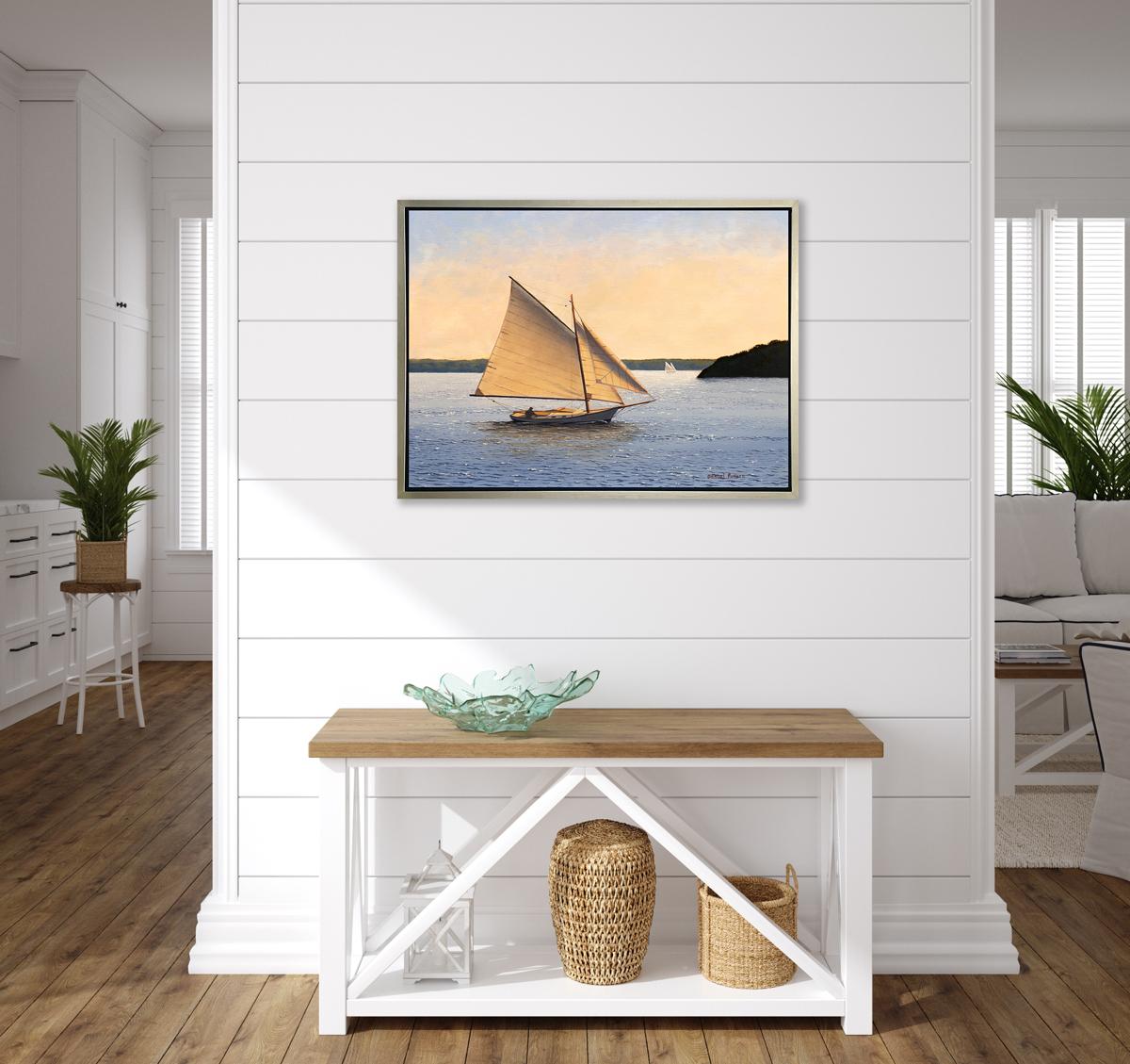 « Sailing Out to Sea », imprimé giclée encadré en édition limitée, 76,2 x 101,6 cm - Print de Daniel Pollera