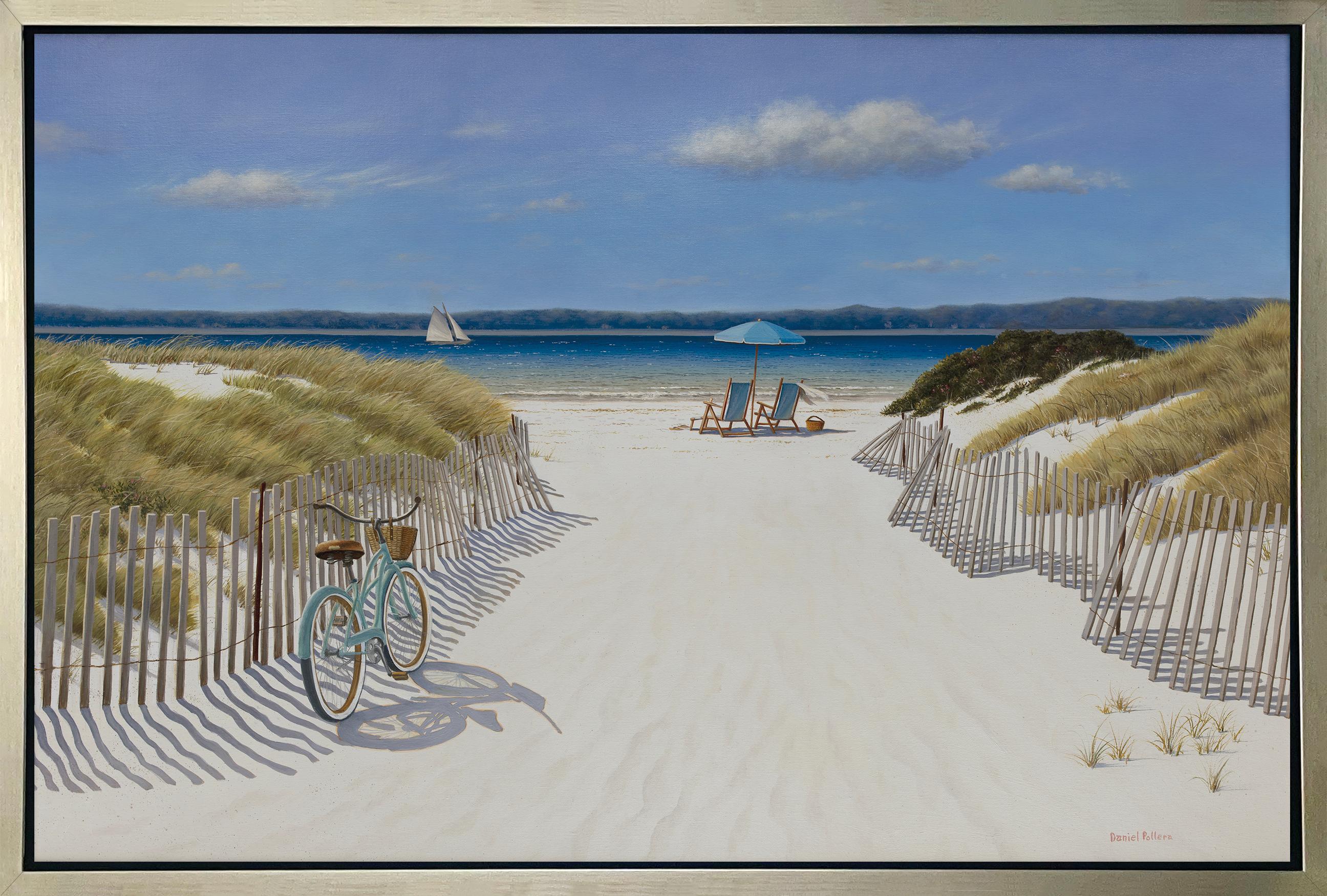 Daniel Pollera Landscape Print - "Two O'Clock Breeze, " Framed Limited Edition Giclee Print, 24" x 36"
