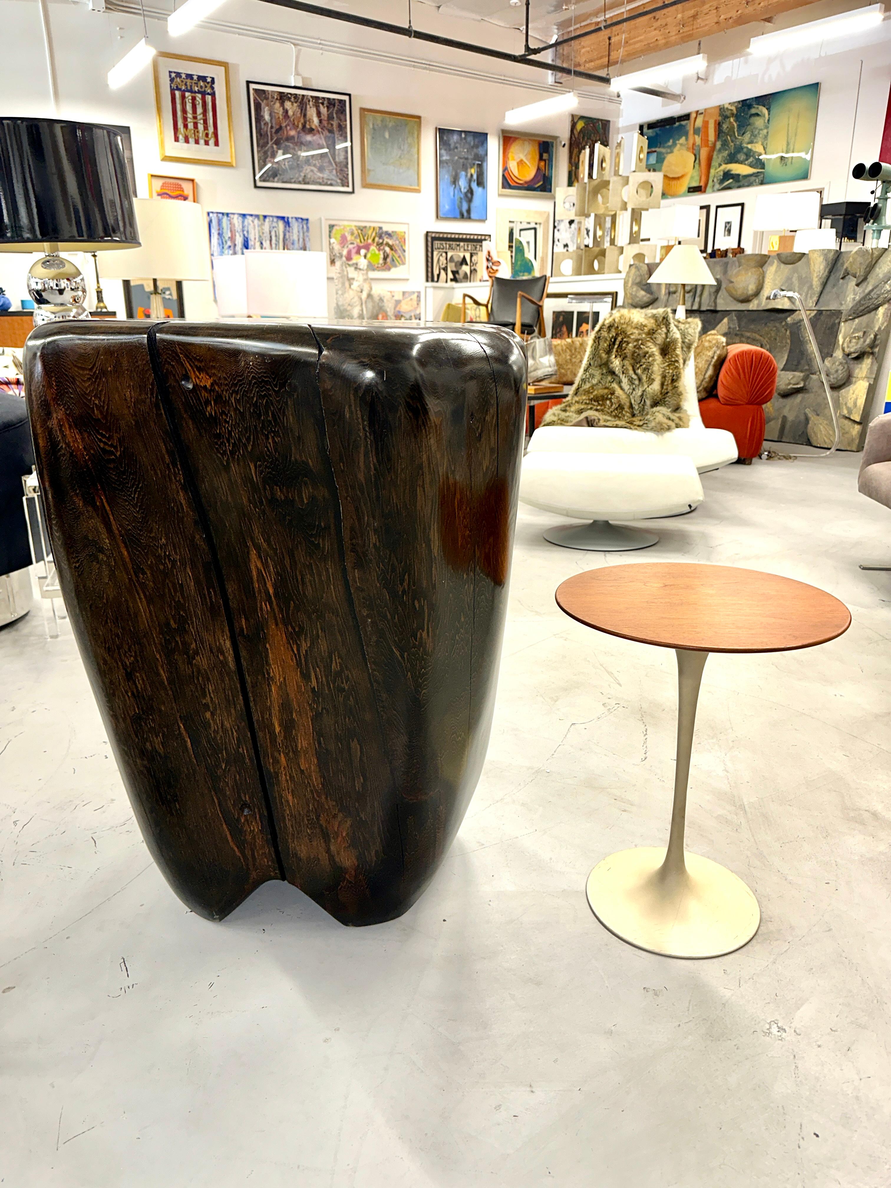 Daniel Pollock Organic Sculptural Pedestal Table For Sale 7