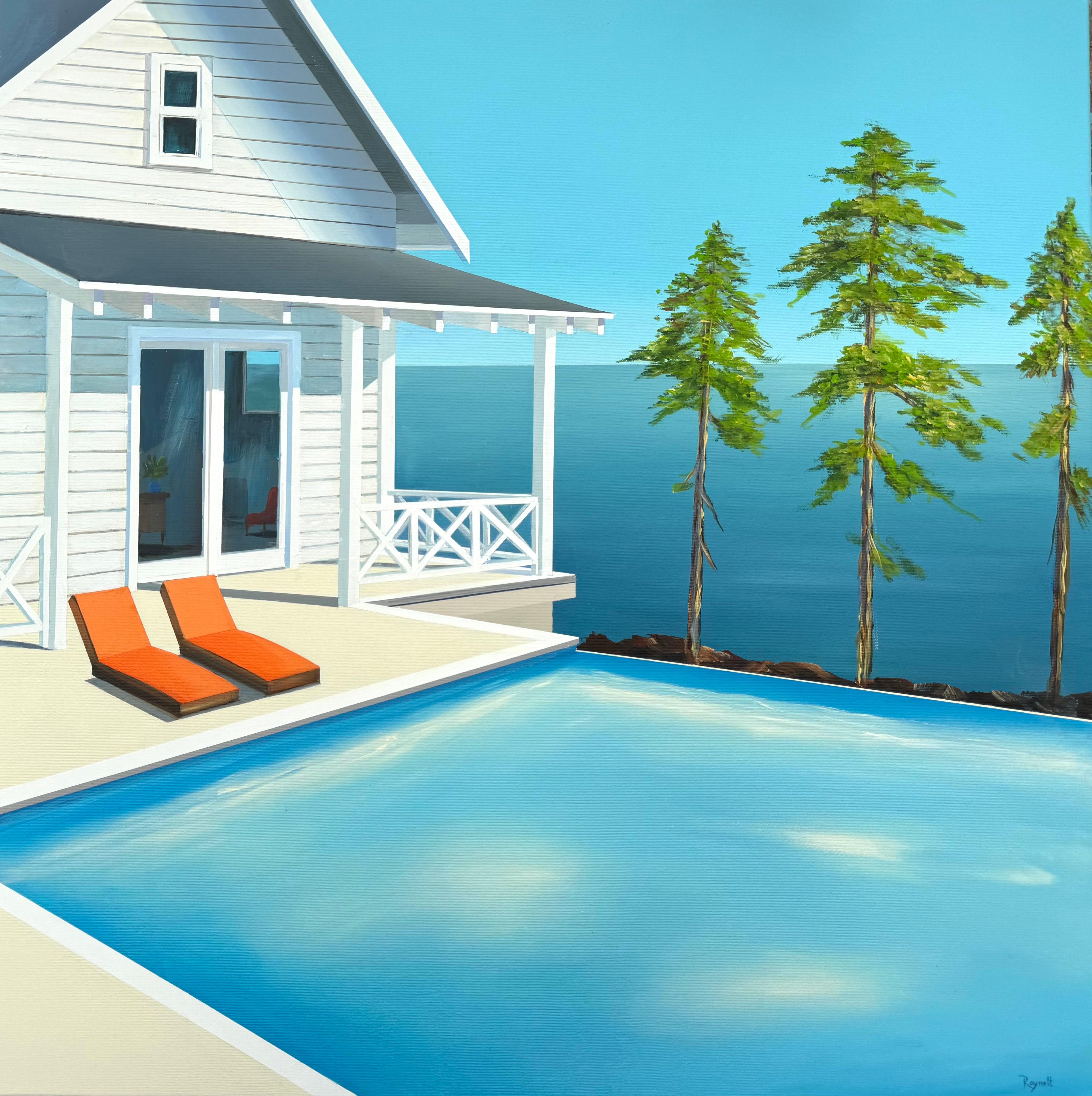 Daniel Raynott Landscape Painting - East Coast Summer