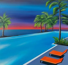 Summer blue night