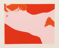 Femme aux Cheveaux Rouge II, serigrafia firmata da Daniel Riberzani