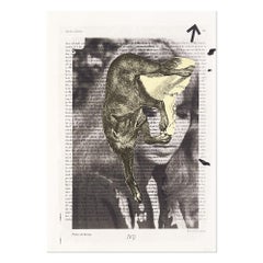 Daniel Richter, Sin título (Fuchs) - Serigrafía firmada, Collage, Arte contemporáneo