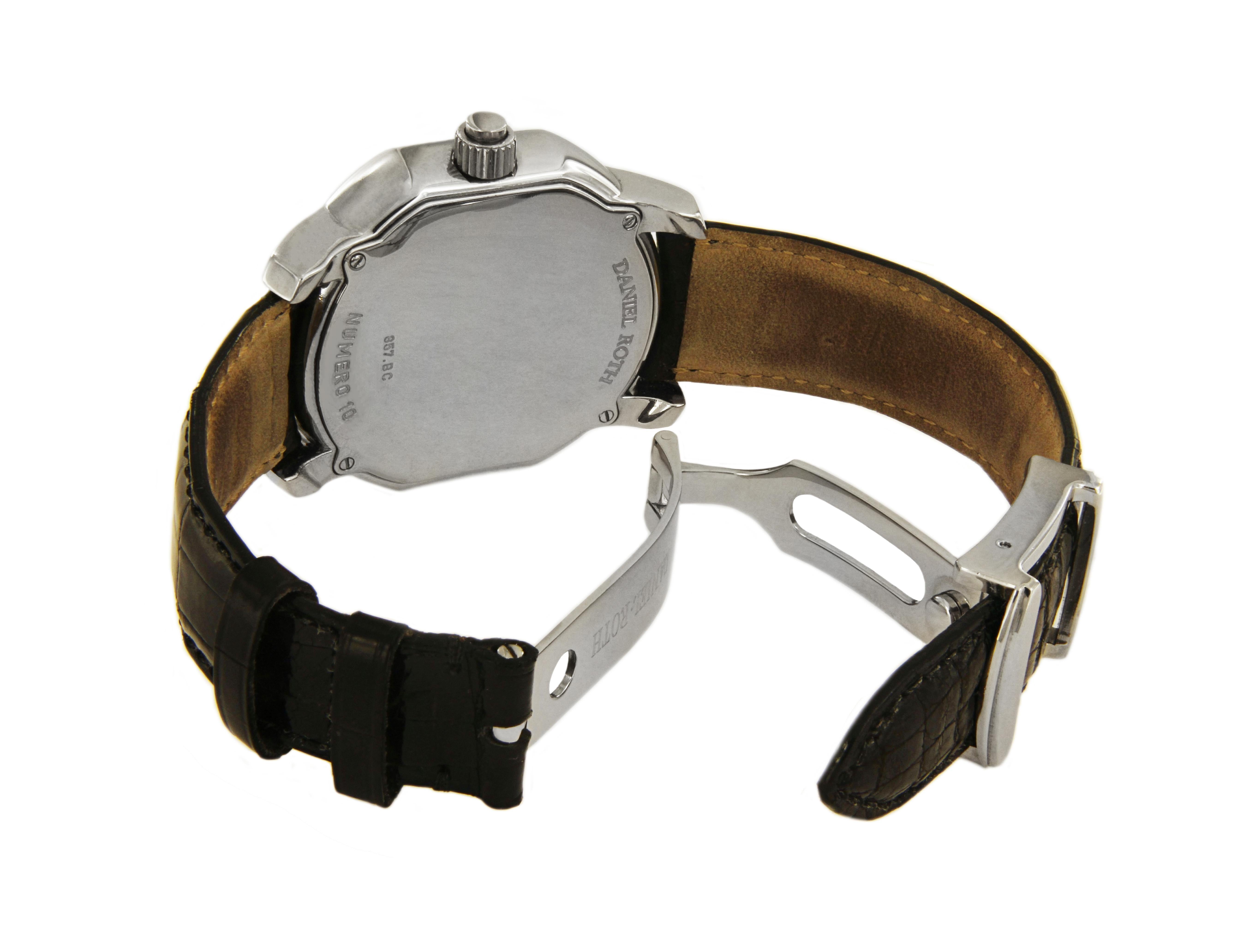 Daniel Roth 18 Karat Gold Metropolitan 24 Cities World Time Automatic ...