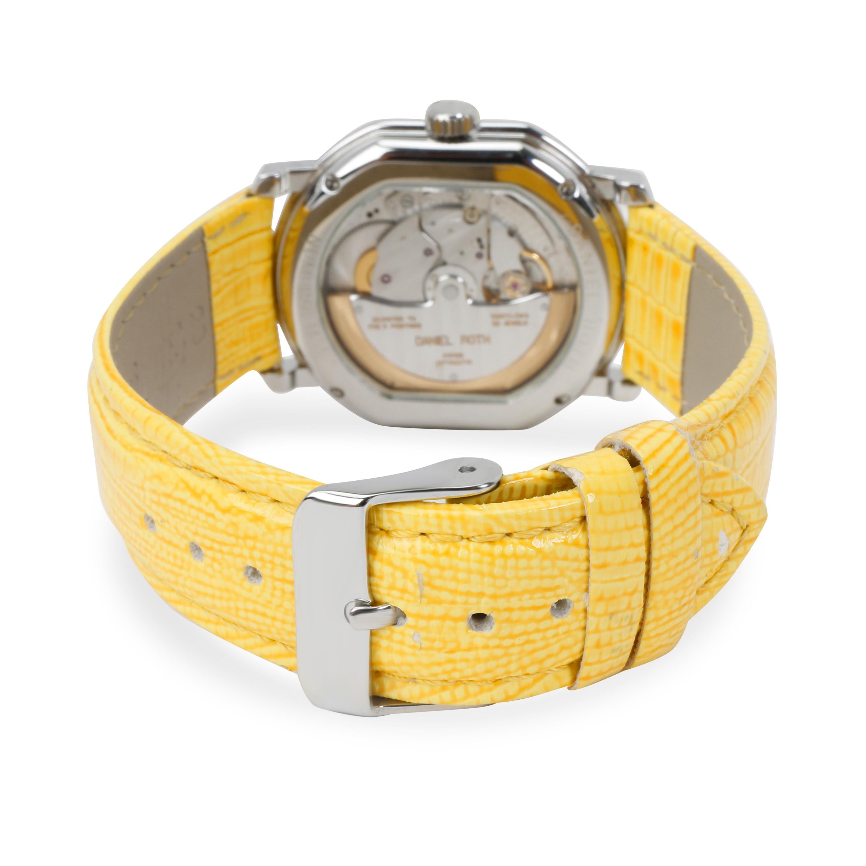 Daniel Roth Le Sentier Le Sentier Women's Watch in Stainless Steel

SKU: 097906

PRIMARY DETAILS
Brand:  Daniel Roth
Model: Le Sentier
Country of Origin: Switzerland
Movement Type: Mechanical: Automatic/Kinetic
Year Manufactured: 
Year of