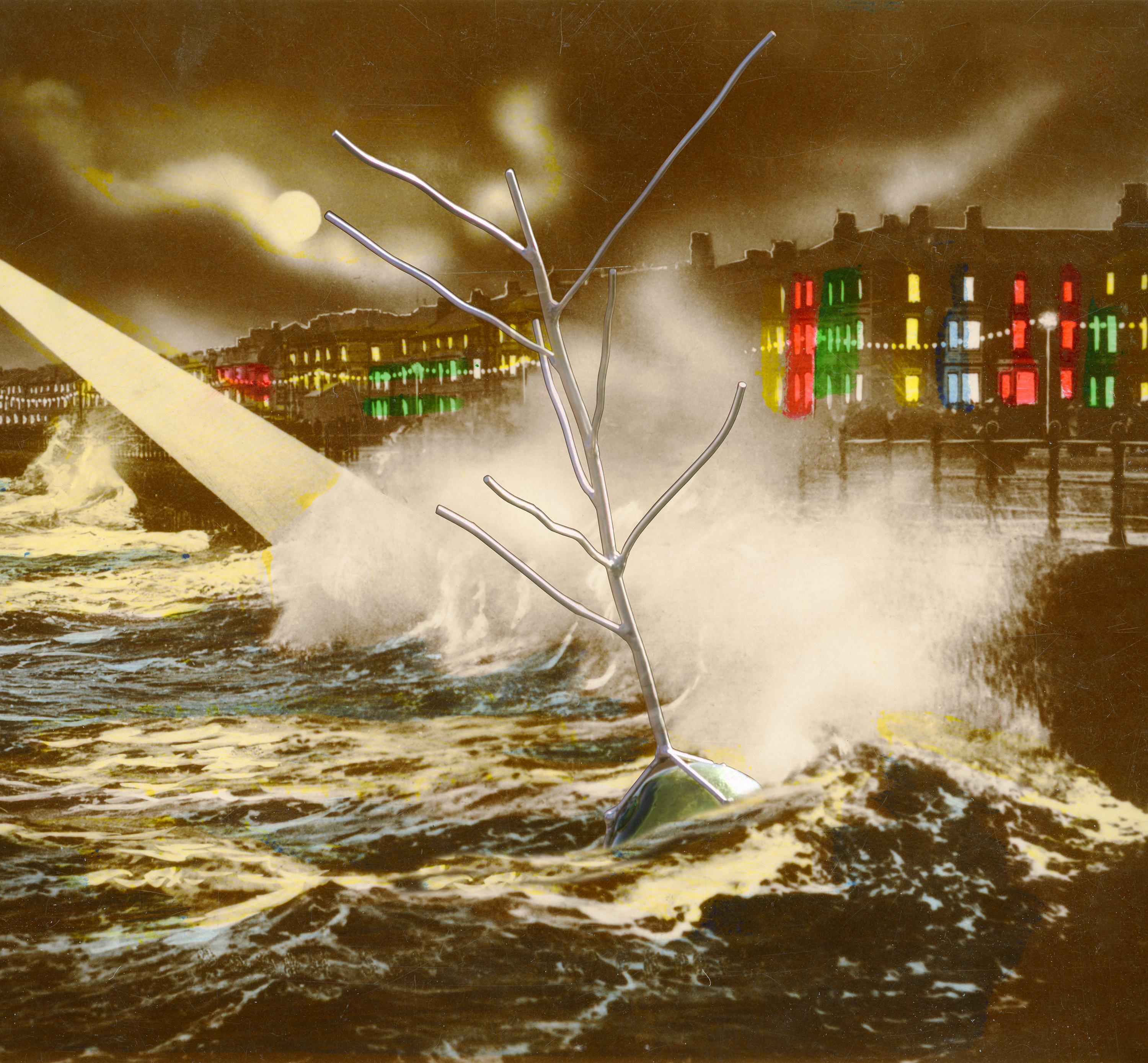 Daniel Rothbart Landscape Print - Storm at Blackpool