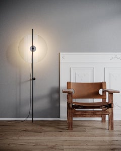 Daniel Rybakken Contemporary Sculptural Wall Light in Glass and Aluminium