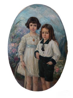 Doppeltes Kinderporträt