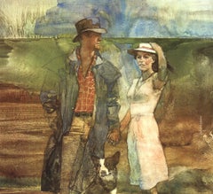 A Town Like Alice 1981 Offset Print Advertisement, Unframed