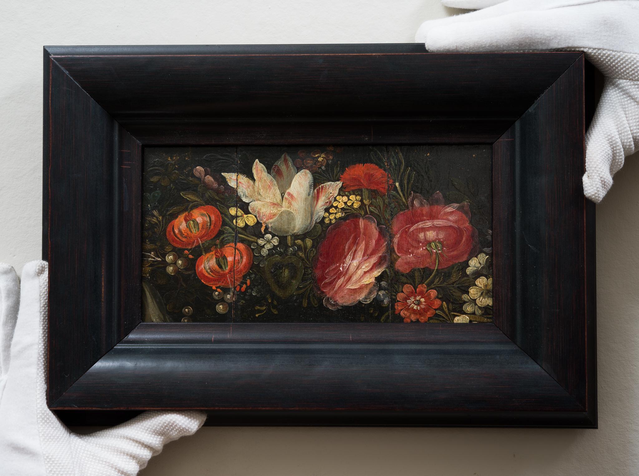 Blumenstillleben aus dem 17. Jahrhundert, von einem Follower von Daniel Seghers 1