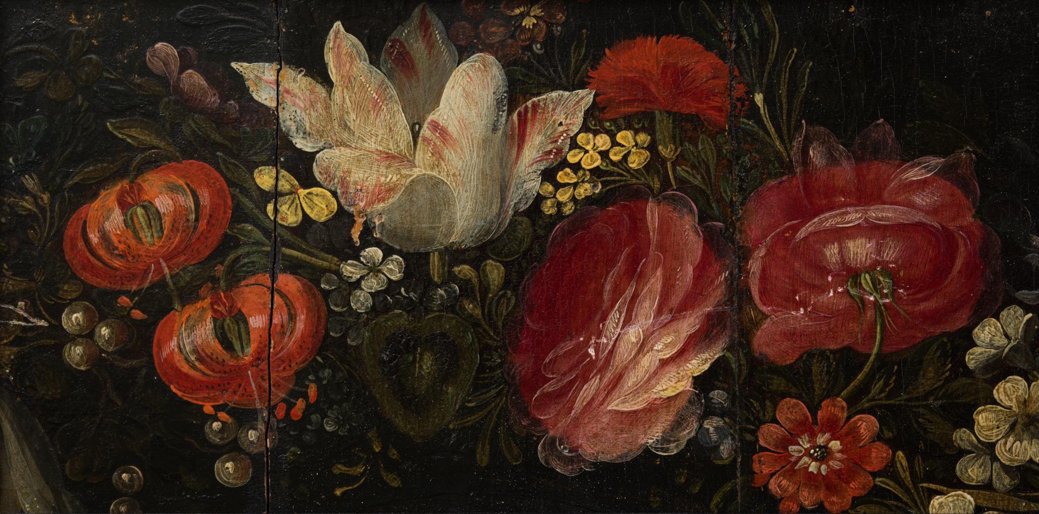 Blumenstillleben aus dem 17. Jahrhundert, von einem Follower von Daniel Seghers 2