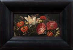 Antique 17th Century Flower Still Life, by a Follower of Daniel Seghers