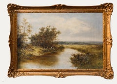Daniel Sherrin (1868-1940) - Early 20th Century Oil, Fishing on the River