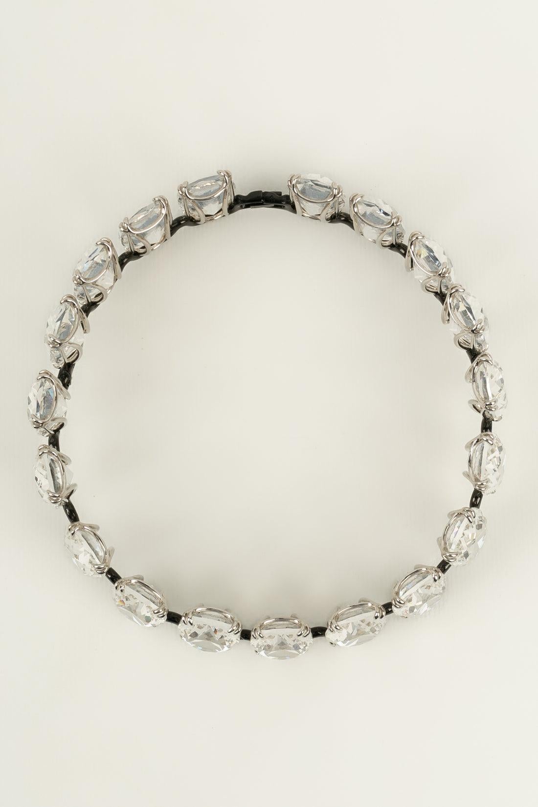 Daniel Short Swarovski Necklace In Excellent Condition For Sale In SAINT-OUEN-SUR-SEINE, FR