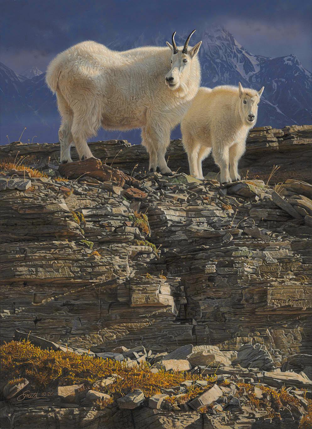 Mütterliche Bindung (Realismus), Painting, von Daniel SMITH