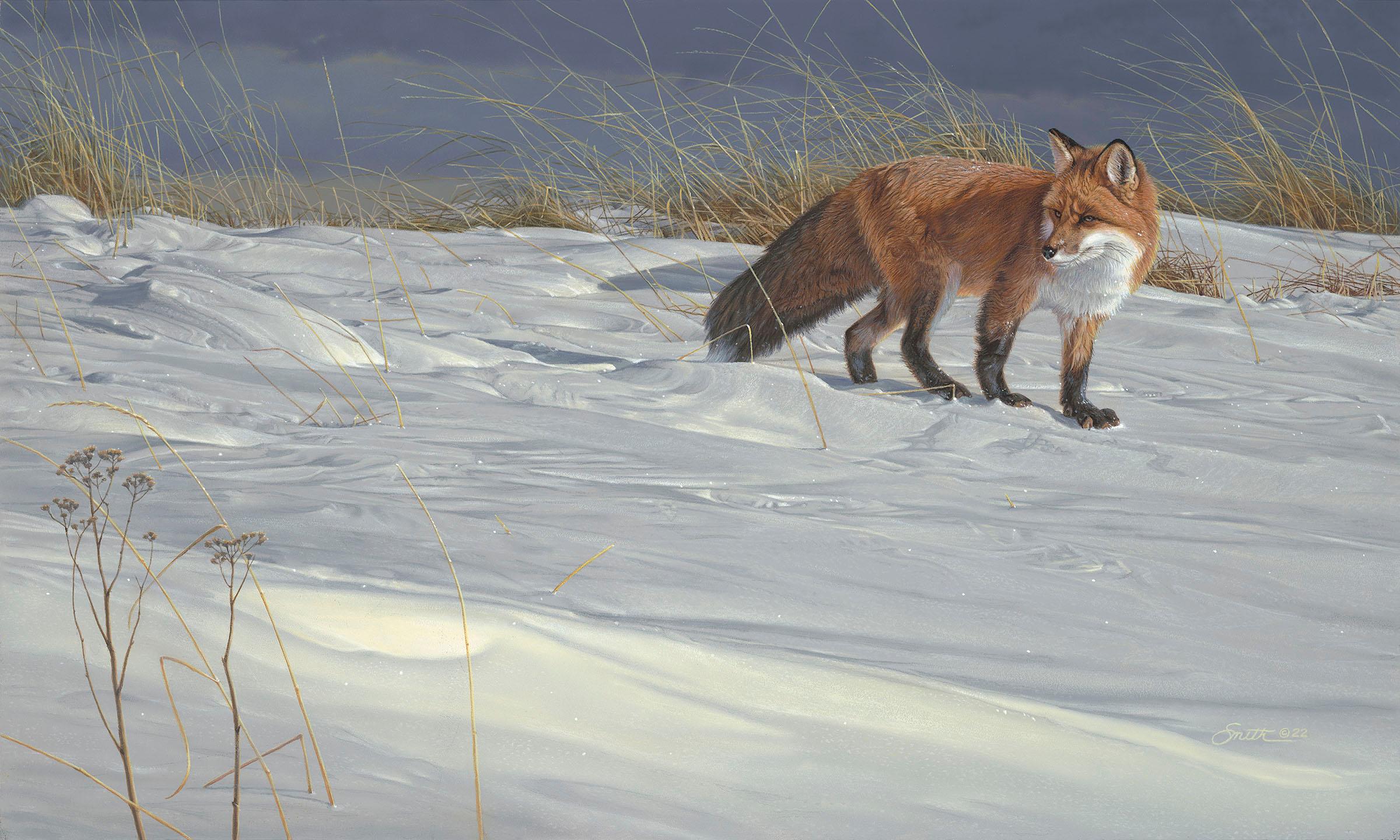 Waning Winds - Realist Painting by Daniel SMITH