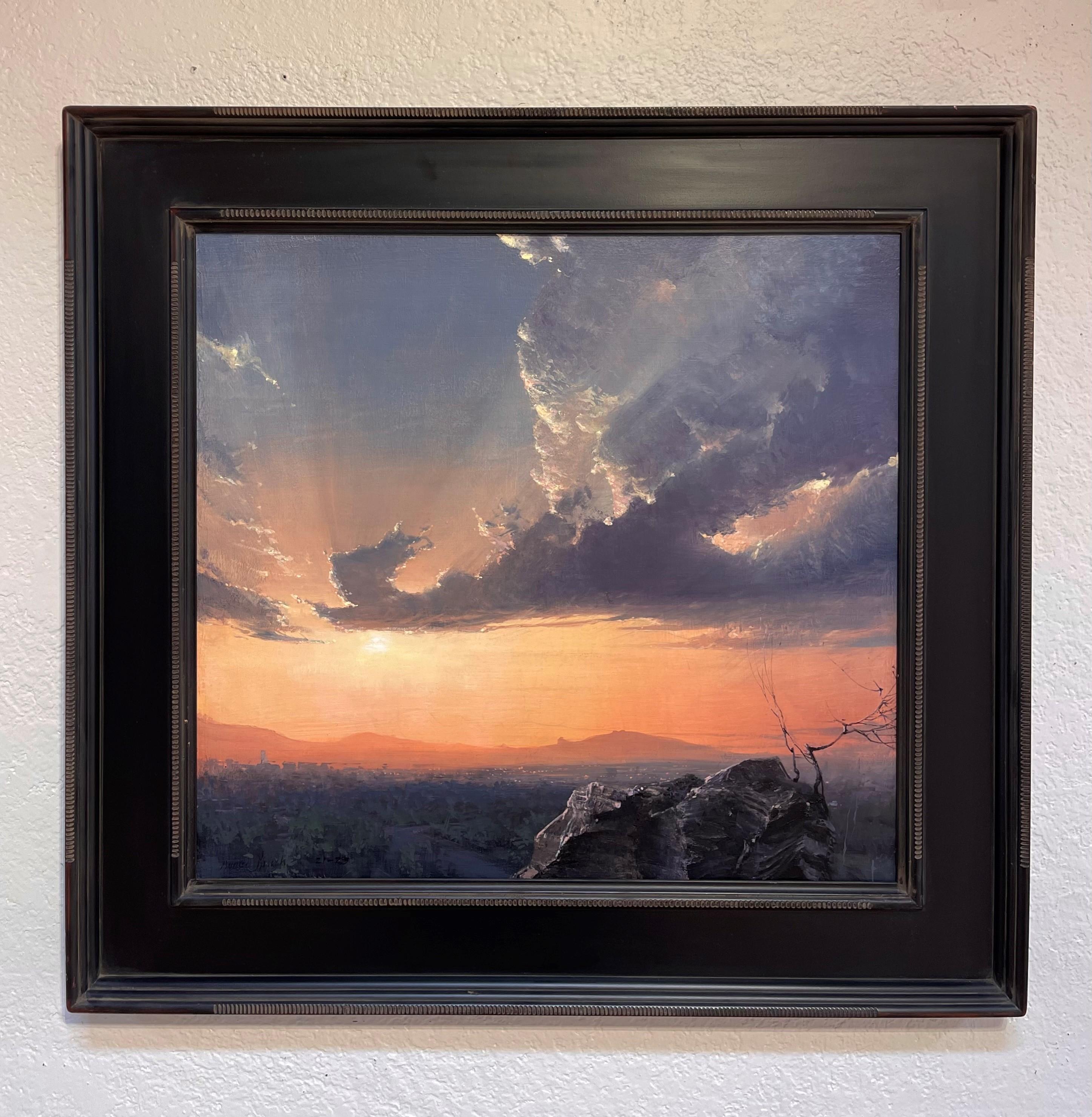 « Sunset Limited », peinture à l'huile - Painting de Daniel Sprick