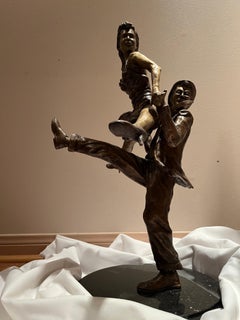 Swing Time (Bronze Sculpture with Marble Base)