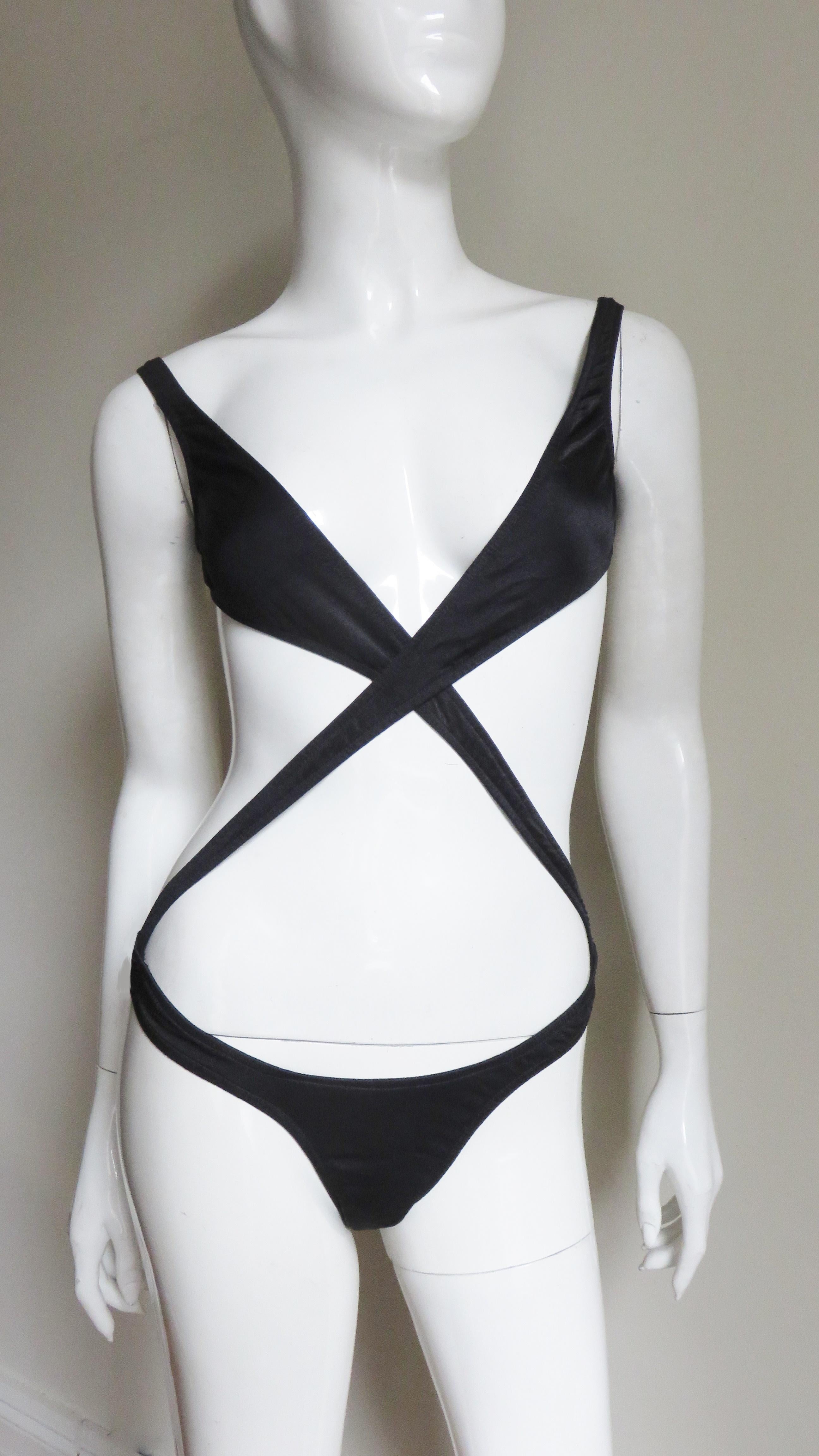 Daniel Storto Backless Swimsuit 1970s 1