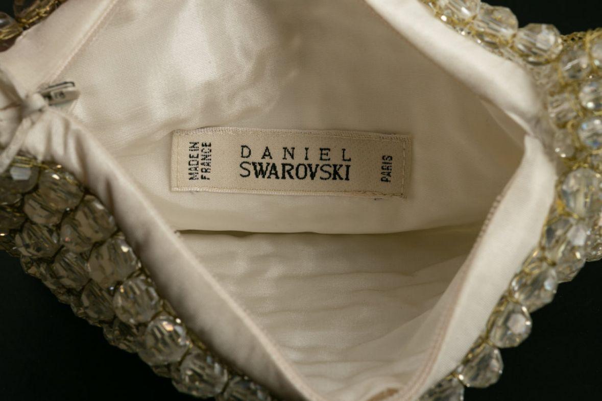 Daniel Swarovski Evening Bag with Pearls and Silk For Sale 4