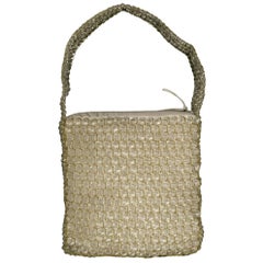 Bolso de noche Daniel Swarovski con perlas y seda