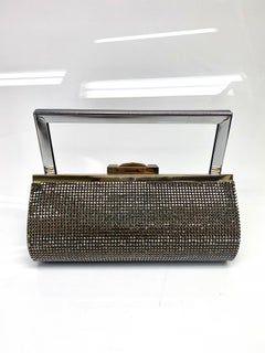 Daniel Swarovski Gold Clutch with Chain Strap