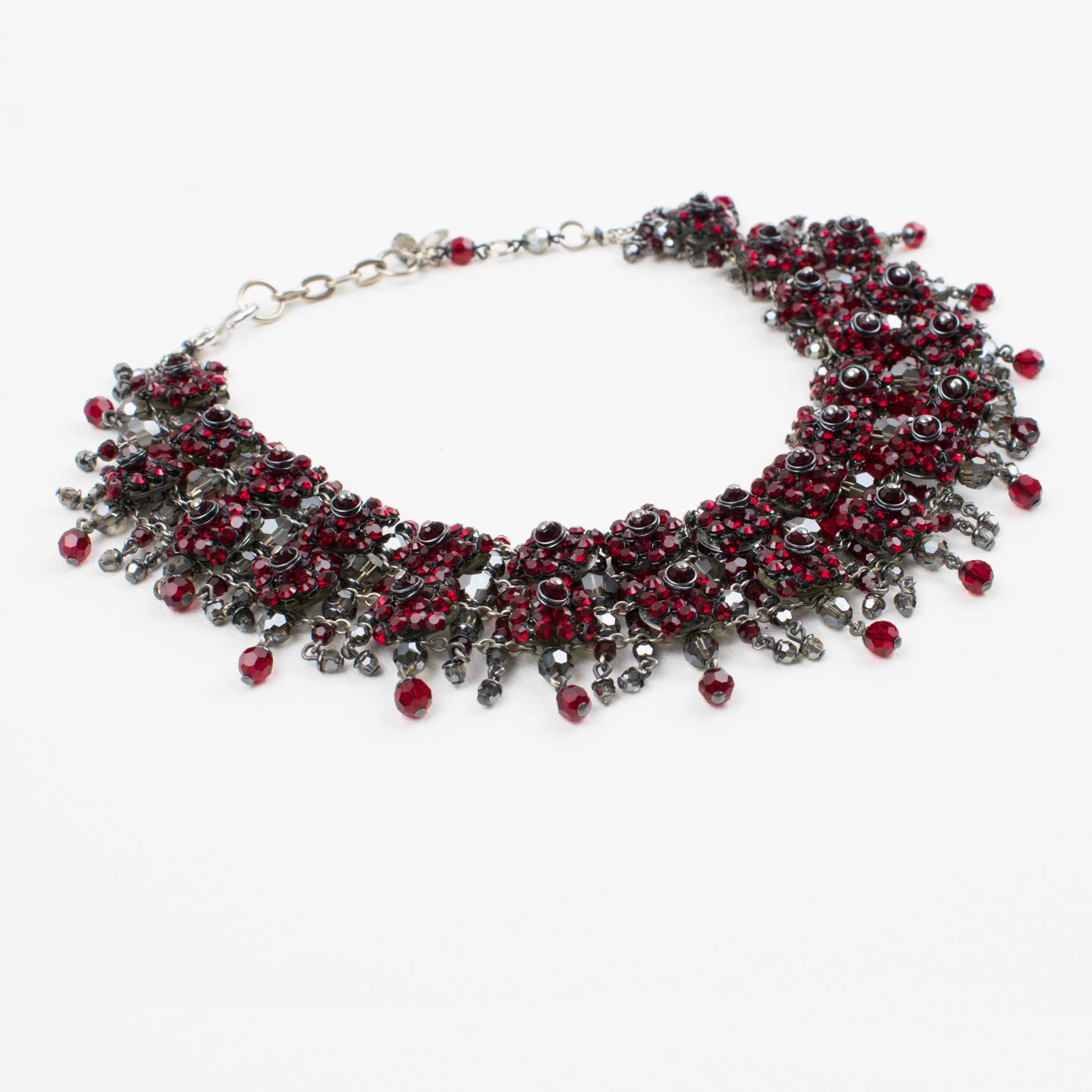 Daniel Swarovski Paris Collier ras du cou en cristal d'inspiration victorienne Unisexe en vente