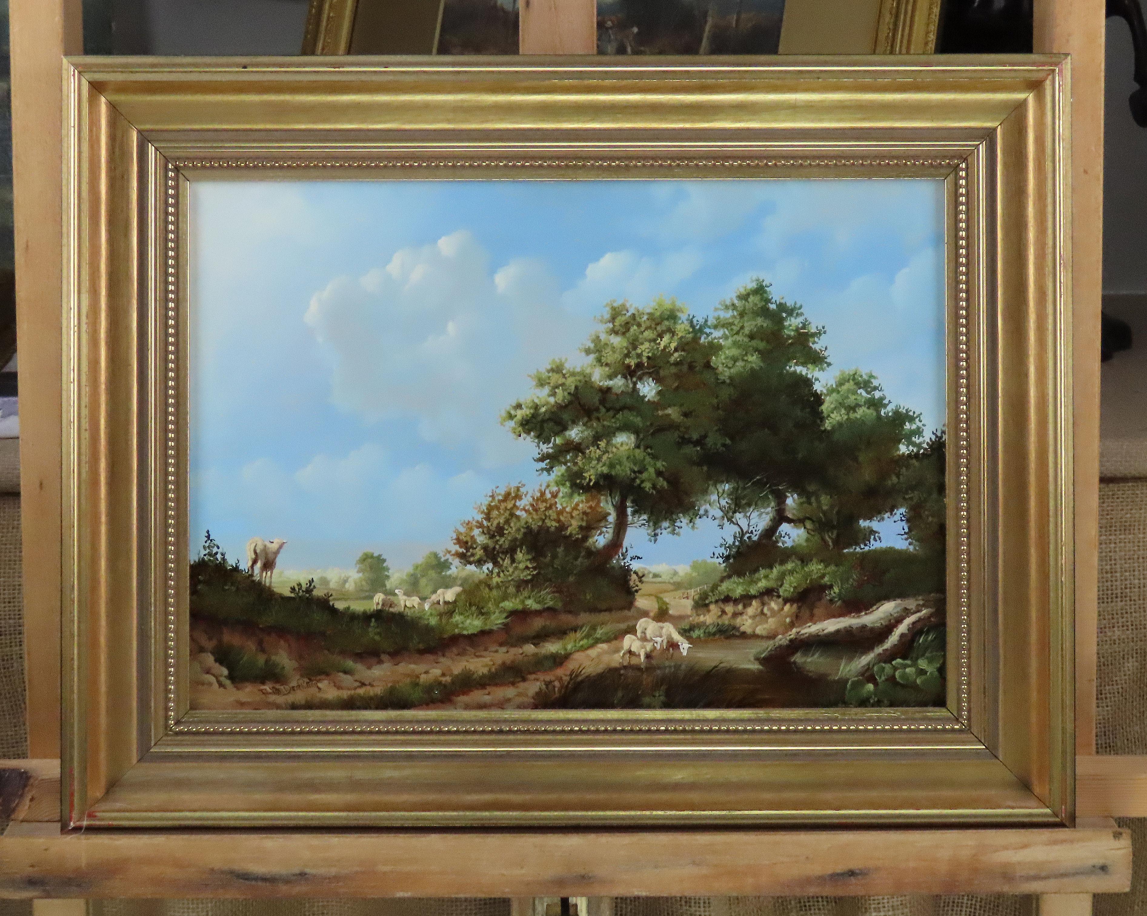 Original Oil on Panel, DANIEL van der PUTTEN, 
